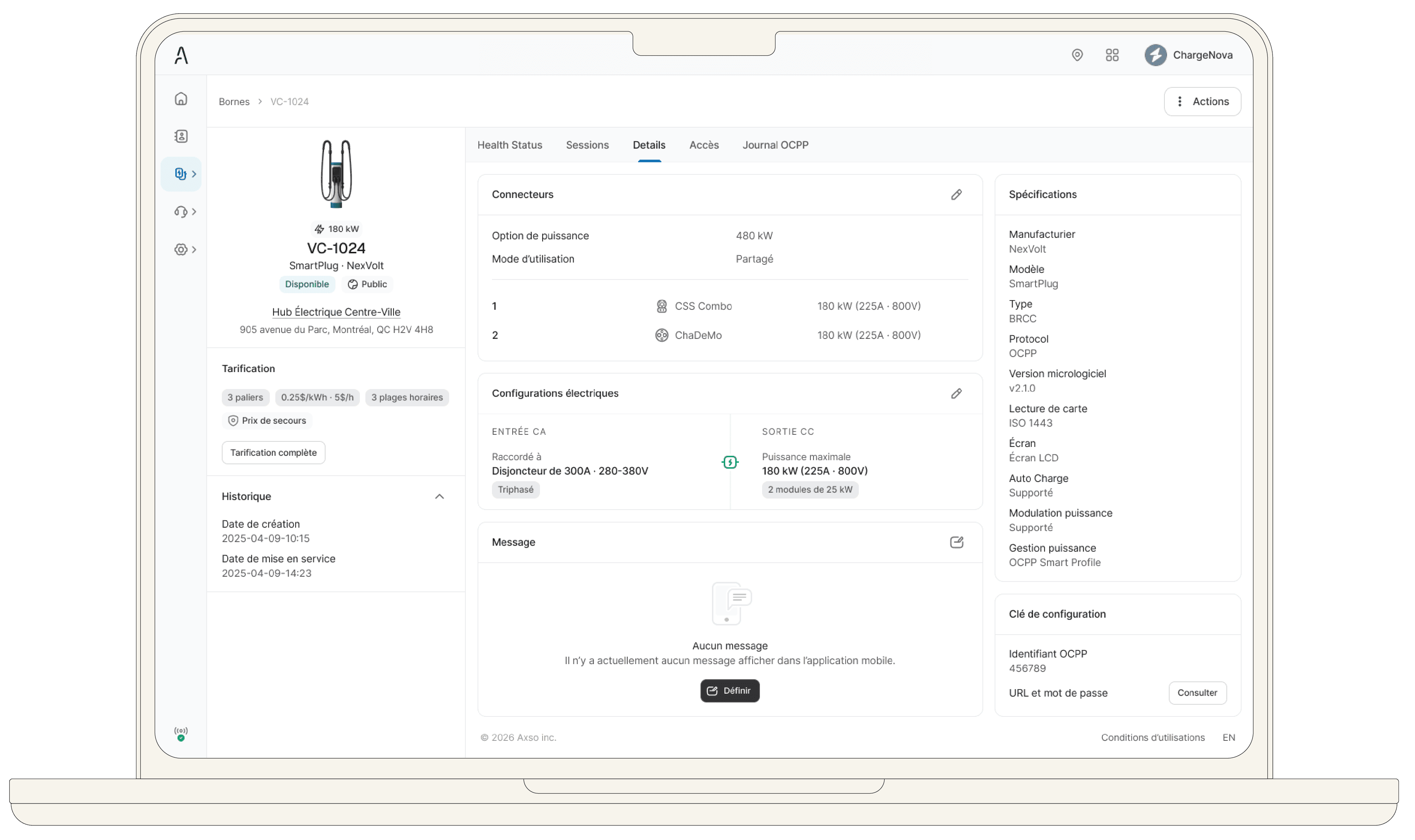 AXSO interconnected charging network